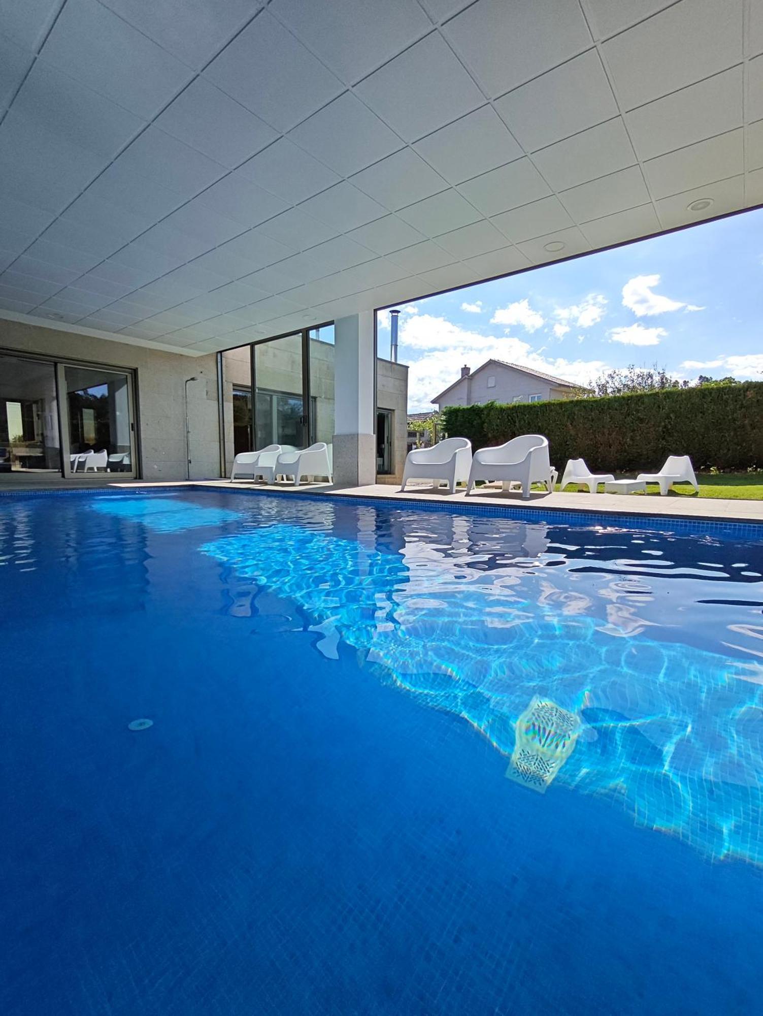 Sanxenxo Casa Rial 47 Con Piscina Climatizada Villa Ngoại thất bức ảnh